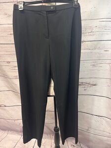 Haggar Pants Womens 10 Average Black Dress Business Classic Stretch‎ Work